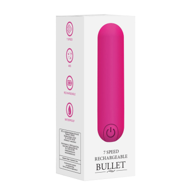 10 Speed Rechargeable Bullet - Pink