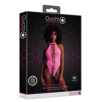 High-Cut Body - One Size - Neon Pink