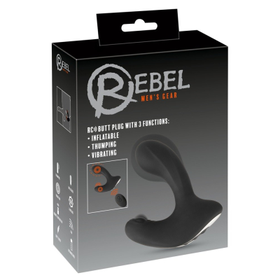 Rebel RC Butt Plug with 3 func