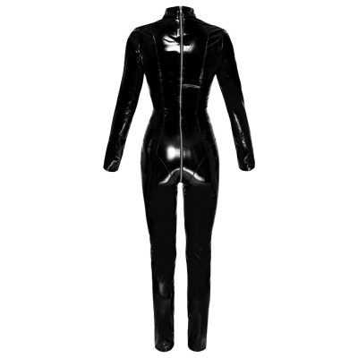 Vinyl Jumpsuit Black L