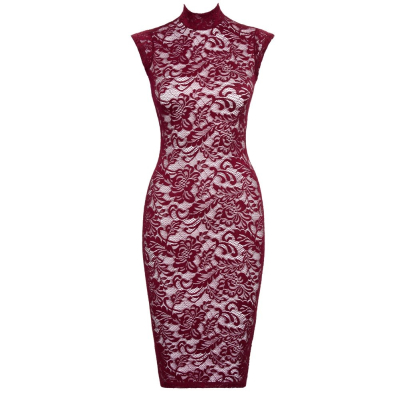 Lace Dress red XL