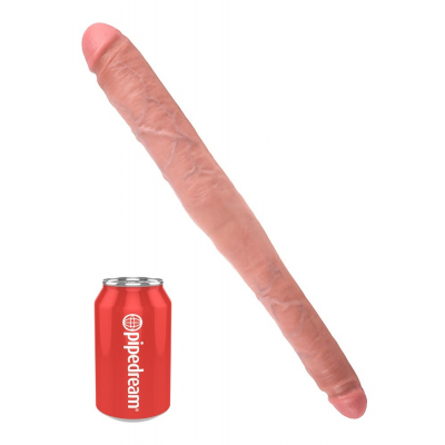 Dwustronne ogromne dildo King Cock 40,6cm