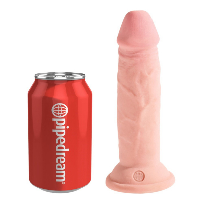 Dildo żylaste 3D z przyssawką 15 cm King Cock