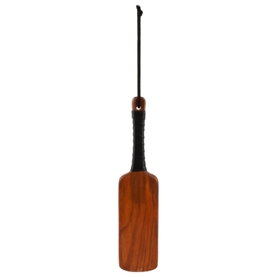 Leather spanking paddle