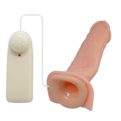 Uprząż z dildo Męska proteza z wibracjami Jessica 17cm LyBaile