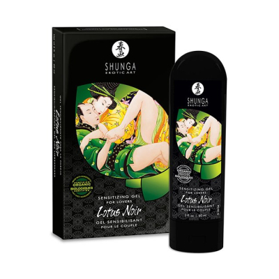 Shunga sensitizing gel lotus noir