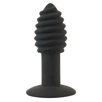 Stymulujący korek analny Twist 10,7 cm Black Velvets