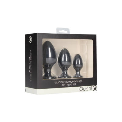 Diamond Shape Butt Plug Set