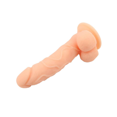 Użylowione dildo z przyssawką i jądrami 20cm