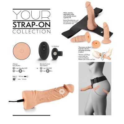 Strap-On Set RC Vibe 2 Dildos