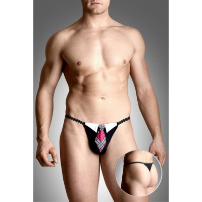 Mens thongs 4491 czarny