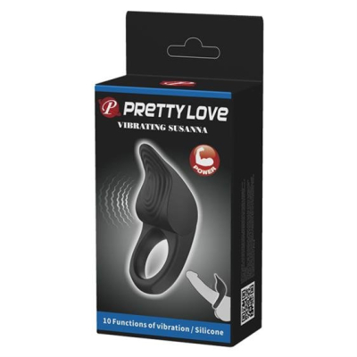 Pretty Love Vibrating Susanna Cock ring Black