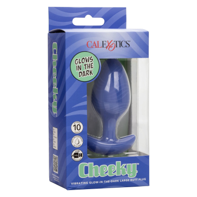 Cheeky Glow Vibrating Plug L