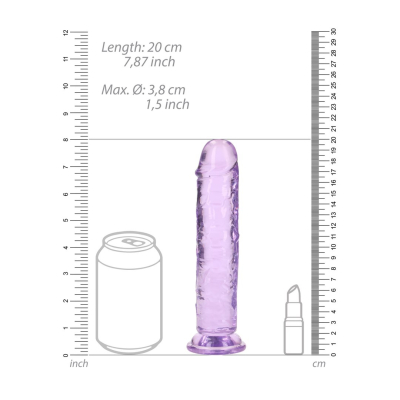 Straight Realistic Dildo with Suction Cup - 7\'\' / 18