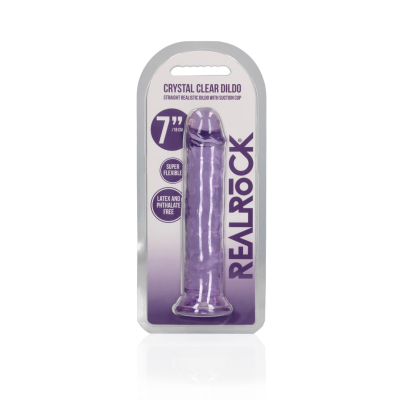 Straight Realistic Dildo with Suction Cup - 7\'\' / 18