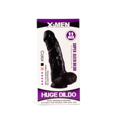 Potężne Dildo z przyssawką 28cm X-MEN