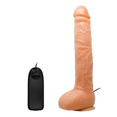 Top sex Toy Penis Dldo with Vibro 21 cm Flesh