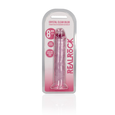 Straight Realistic Dildo with Suction Cup - 8\'\' / 20