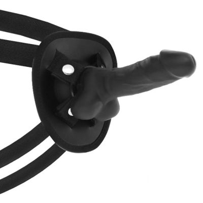 COCK MILLER - HARNESS + SILICONE DENSITY ARTICULABLE COCKSIL 19.5 CM