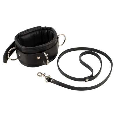 Leather Collar & Leash
