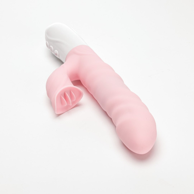 Wibrator Silikonowy Typ Króliczek Ładowany Usb Różowy