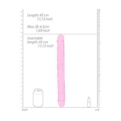 Realistic Double Dong - 18\'\' / 45 cm