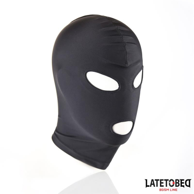 Open Mouth and Eyes Hood Black