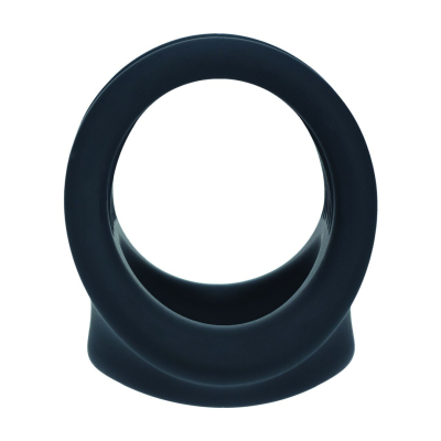 Silicone Cock and Ball Harness - Black