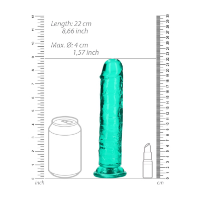 Straight Realistic Dildo with Suction Cup - 8\'\' / 20