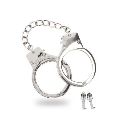 Taboom Bondage Essentials Silver Plated BDSM Handcuffs