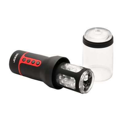 Auto Spin - Spinning and Thrusting Masturbator - Transparent/Black
