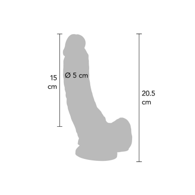 Dildo 8 inch with Balls