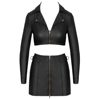 Top and Skirt black S