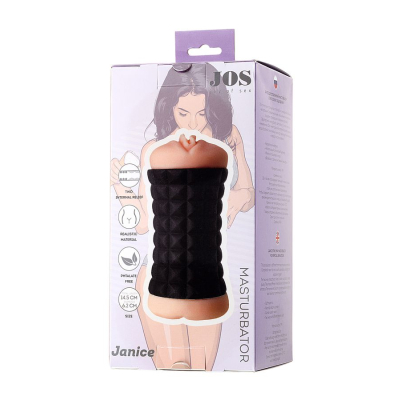 Masturbator dwustronny anus i wagina Jos Janice 14,5cm Toyfa