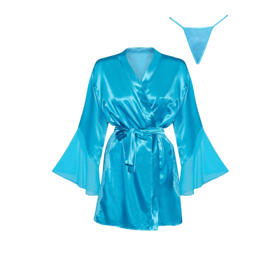 Marlene peignoir turquoise