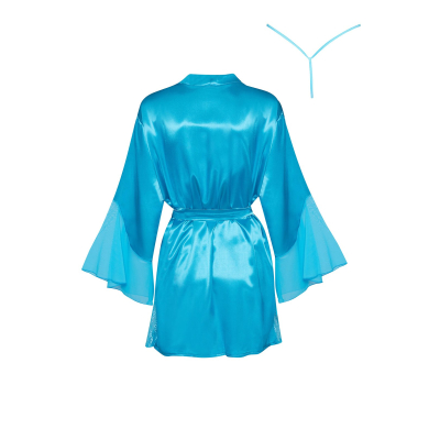 Marlene peignoir turquoise