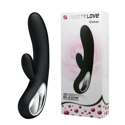 Pretty Love Elmer Vibrator Black