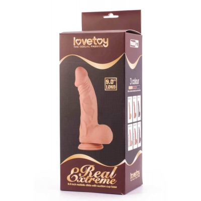 Realistyczne dildo z przyssawką Real Extreme 23cm Lovetoy