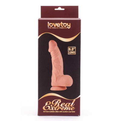 Realistyczne dildo z przyssawką Real Extreme 23cm Lovetoy