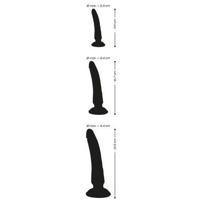 3pcs natural dildo set