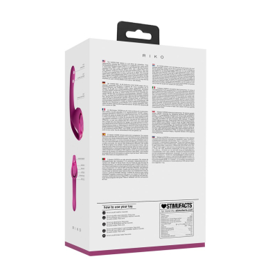 Riko - Triple Motor Thumper with Advanced Finger Motion Pulse Wave Stimulator - Pink