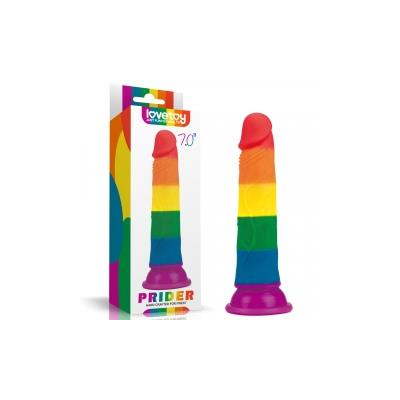 Prider Dildo 7.0\' Colorful