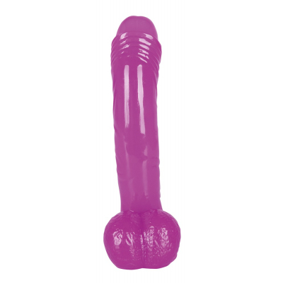 Elastyczne dildo z wypukłym żołędziem 19cm