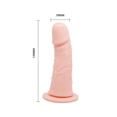 Uprząż z dildo z wibracjami - sterowanine z pilota 15cm Lybaile