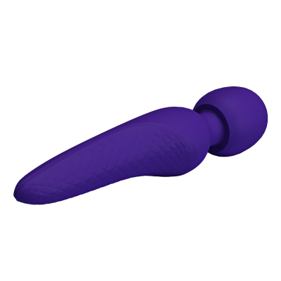 Masażer ciała z licznymi wibracjami Meredith Purple 21,5cm Pretty Love