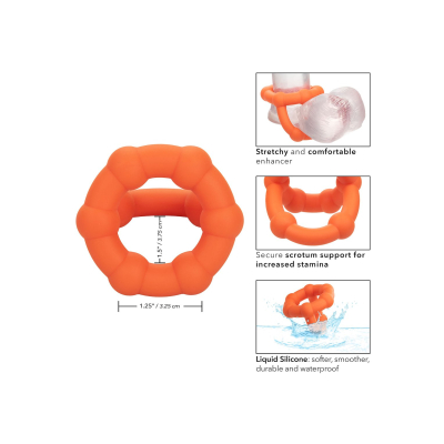 CalExotics Alpha Liquid Silicone All Star Ring
