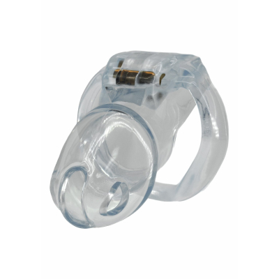 Clear Control Cock Cage Long