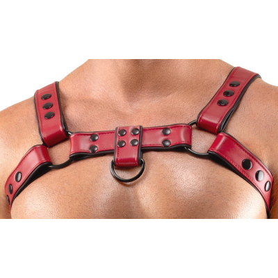Men\'s Chest Harness red S-XL