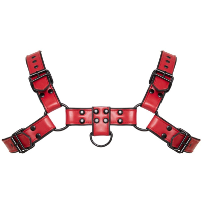 Men\'s Chest Harness red S-XL