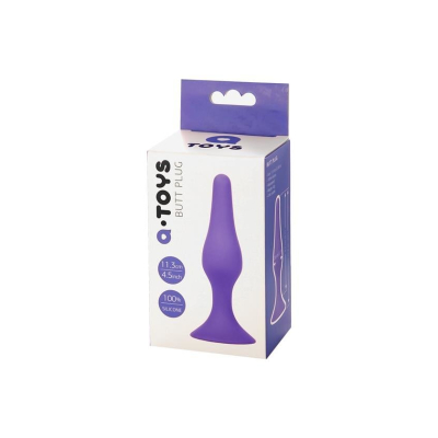 A-TOYS, Anal Plug, Silicone, Purple, 11,3 cm